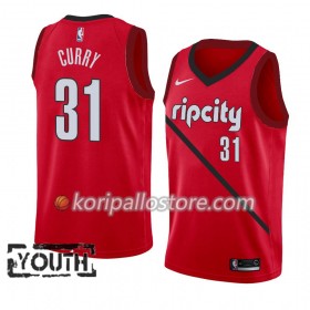 Portland Trail Blazers Seth Curry 31 2018-19 Nike Punainen Lasten Pelipaidat Swingman